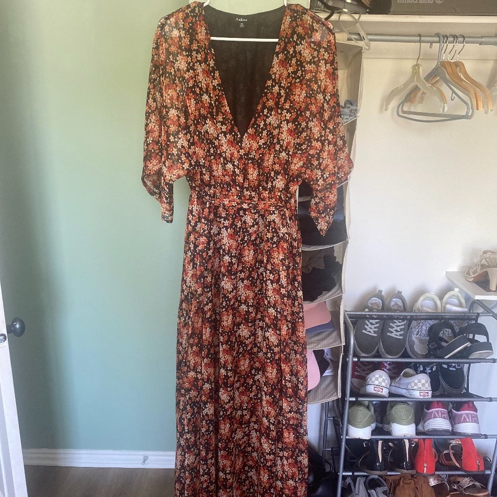 Vici Collection Floral Maxi Dress Size Medium